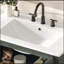 Meuble-lavabo autoportant en bois de 30 po avec lavabo rectangulaire en céramique et tablettes réglables