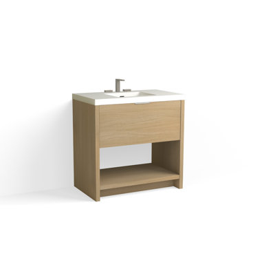 Vista 36" W Freestanding Single Bathroom Vanity
