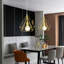 Burwell 1 - Light Gold Geometric Pendant