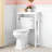 Hembree Over-the-Toilet Storage Shelf, White, 27" W x 37" H