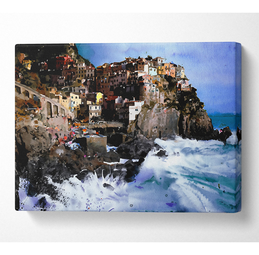 Manarola Italien - Kunstdrucke auf Leinwand