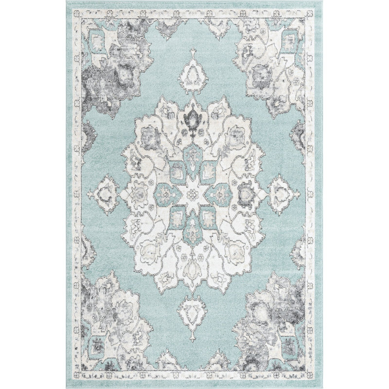 Troayurgh Oriental Indoor Rug, Rectangle 6' x 9'