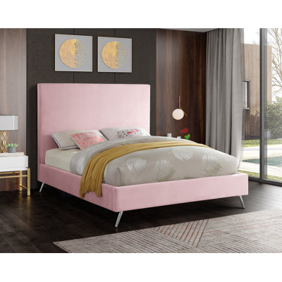 Lit plateforme tapissier Jasmine Lavaca