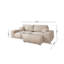 Claude 4 Seater Corduroy Sofa & Chaise-1282017739-1282017734