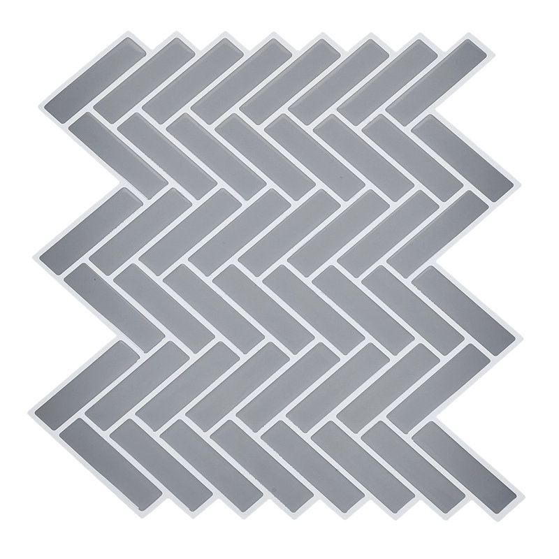 30.5 x 30.5 cm PET/PU Tile , Grey
