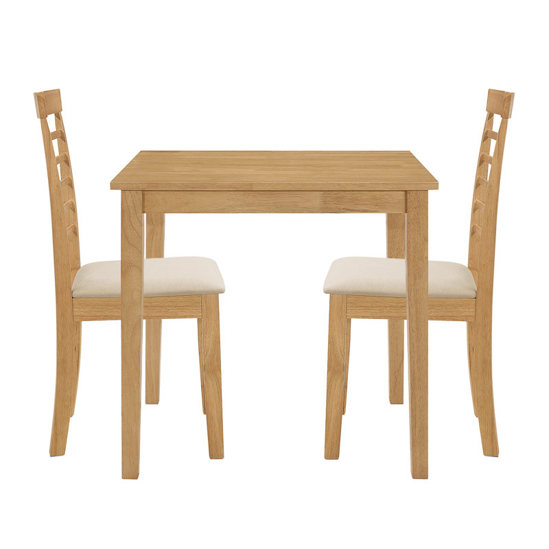 Mcneill 2 - Person Dining Set, Light Oak