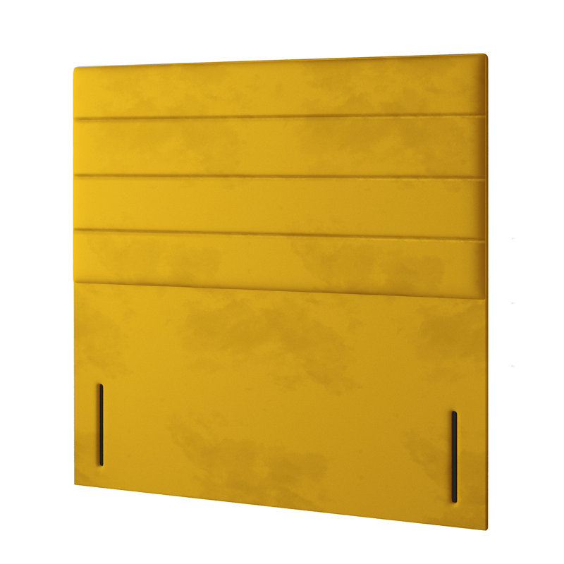 Brand Upholstered Headboard, Double (4'6), Turmeric