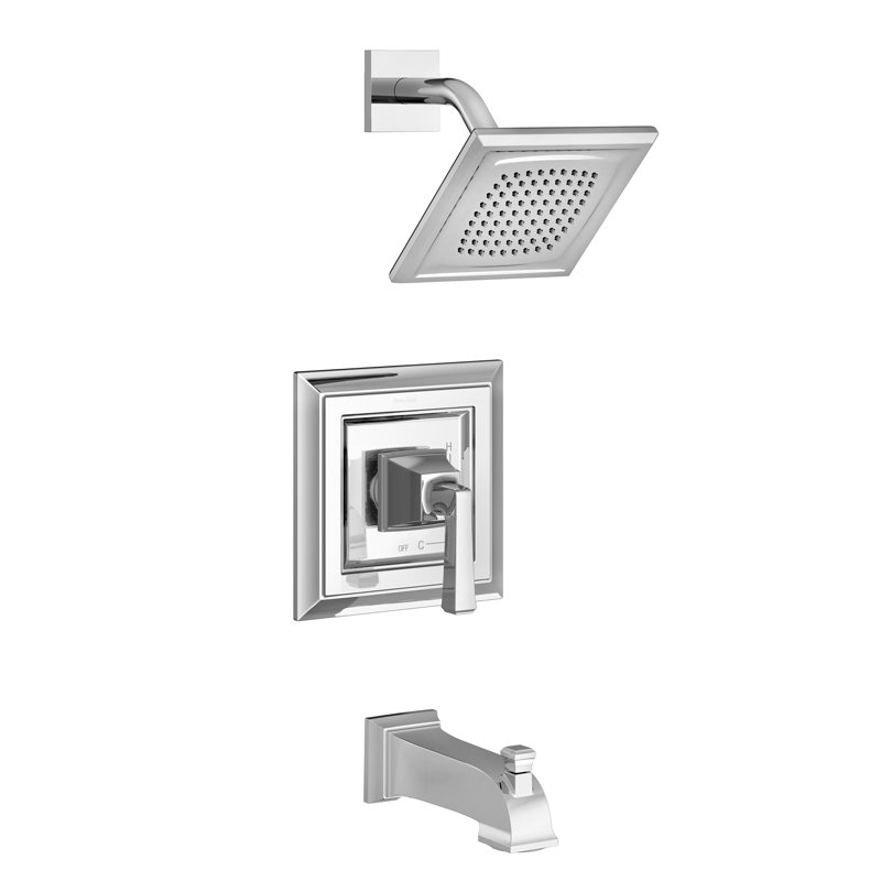 Robinet de baignoire et douche Town Square S, Chrome poli