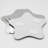 4  Small Adhesive Shaped Mirror Modern & Contemporary Frameless Set-40234287