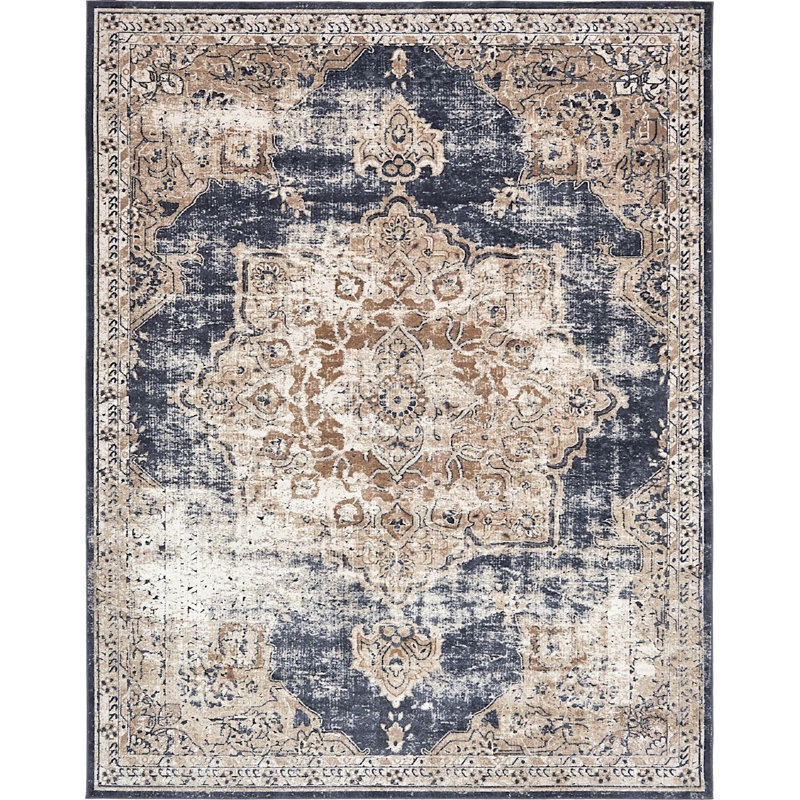 Widener Ikat Indoor Rug, Rectangle 8' x 10'