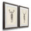 Moose Study-ensemble de 2 reproductions de photos encadrées sur papier