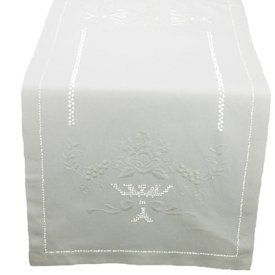 Pittsfield Embroidered Table Runner