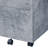 Jurgen Faux Concrete & Silver Finish File Cabinet