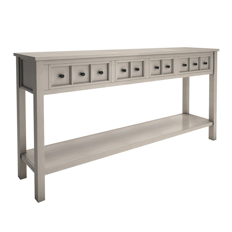 Console Rustic, Gris délavé