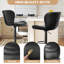 Adjustable Height Counter Stool with Metal Frame-1853004362-1853004363