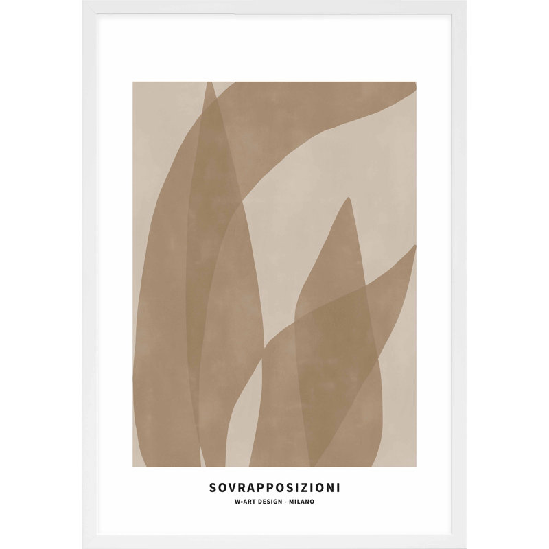Bryheem 1 Framed on Paper Print, Blanc, H 38 po x l 26,5 po x P 1,25 po