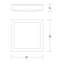 Flat Q 2-Light 11.75" Flush Mount-2716778