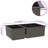 VidaXL Undermount Kitchen Sink with Strainer Stainless Steel Sink Rectangular-85419874