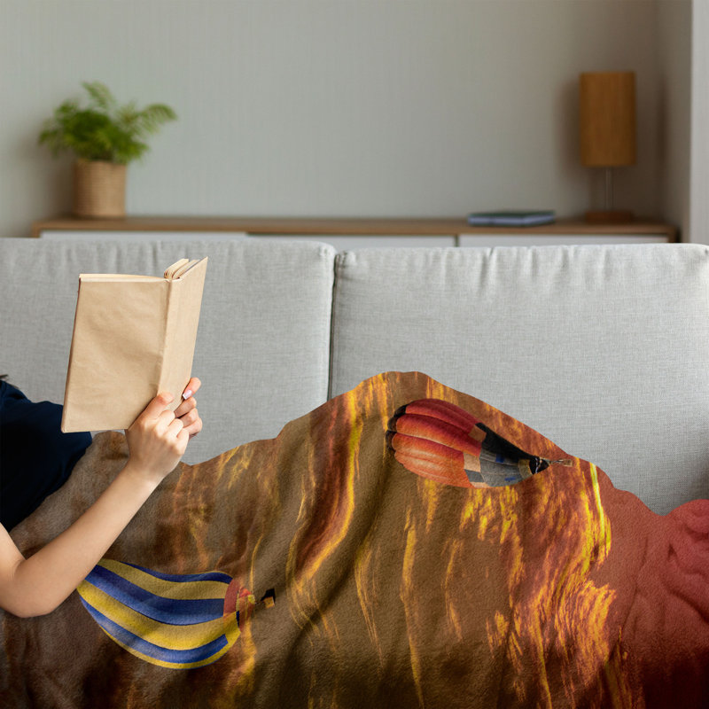 Hand Woven Throw Blanket, 50" x 60"