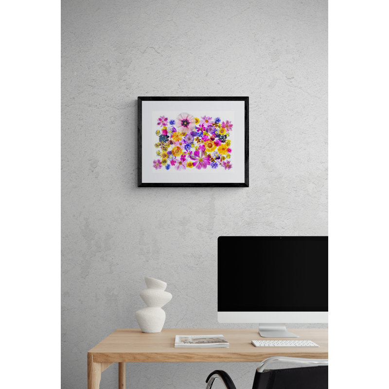 Love Is A Many Splendored Thing Print by Harold Davis, Black Framed Canvas, 24" H x 32" W