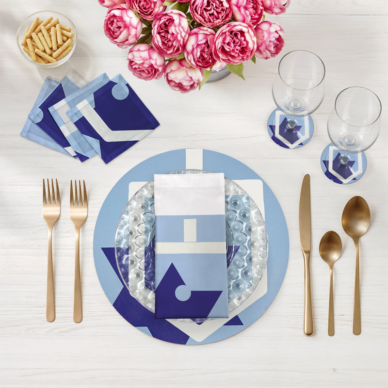 Dreidel Pebble 16" Vinyl Placemat