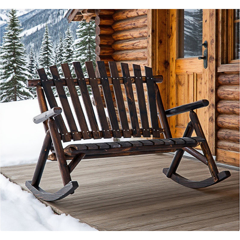Chaise berçante Adirondack, chaise berçante d'extérieur