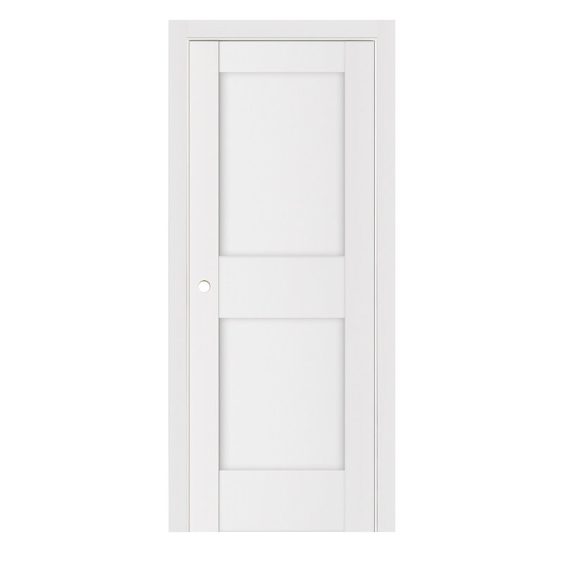 Porte intérieure stratifiée blanc doux Stile 023, 18 po x 80 po