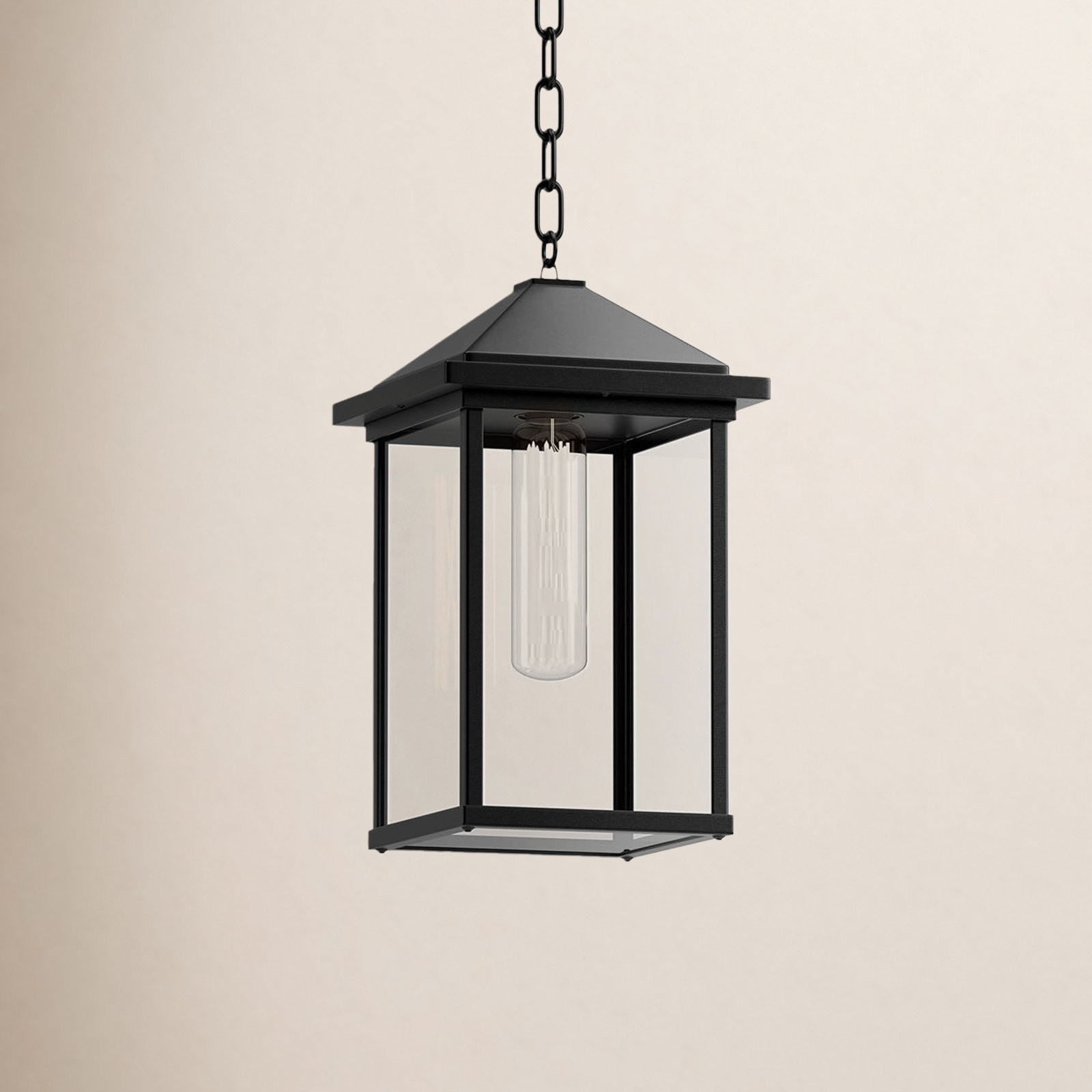 Transparent Outdoor Hanging Lantern