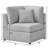 Chauncy  Corner Wedge Chair - Gray-131083589