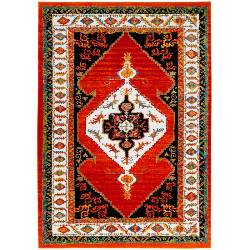 Vintage Hamadan Performance Oriental Rug, Rectangle 9' x 12'