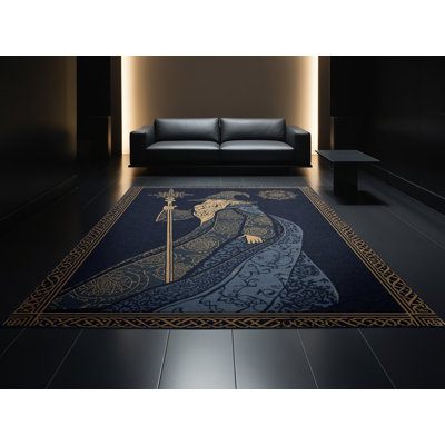 Tapis marocain gris bohème lavable à la machine Joyce Merlin