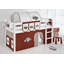Trecker Mid Sleeper Bed with Curtain-1000151762-1000151761-1028991094