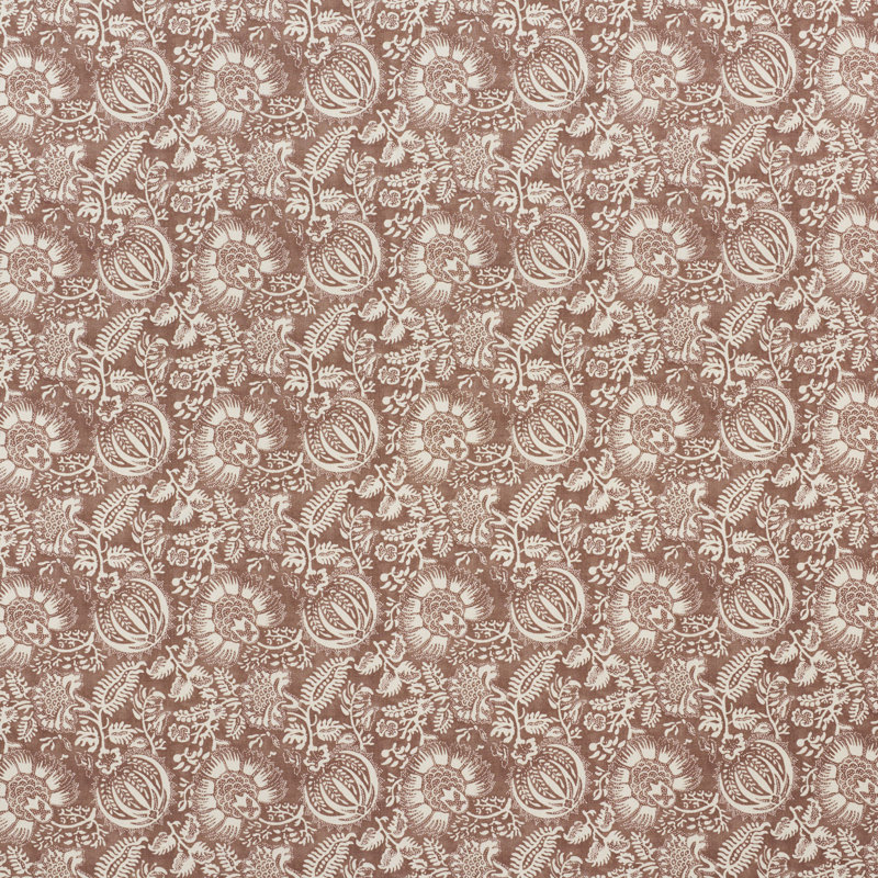 Pomegranate Print Fabric, Russet