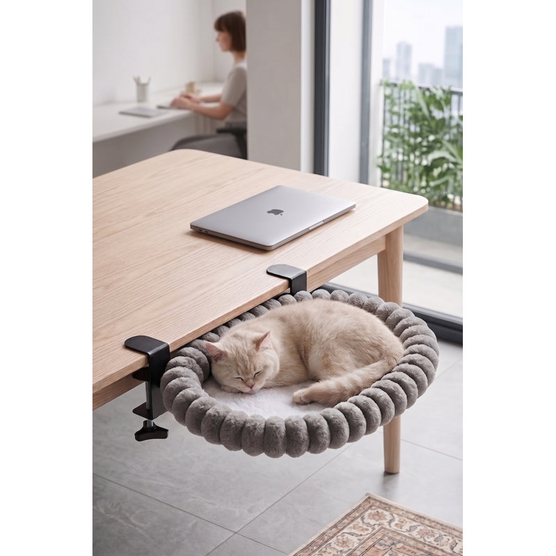 Faux Rabbit Fur Pet Bed