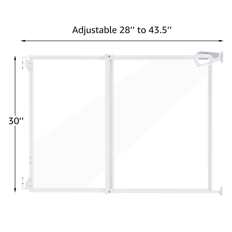 Polycarbonate (PC) Pressure Mounted Pet Gate