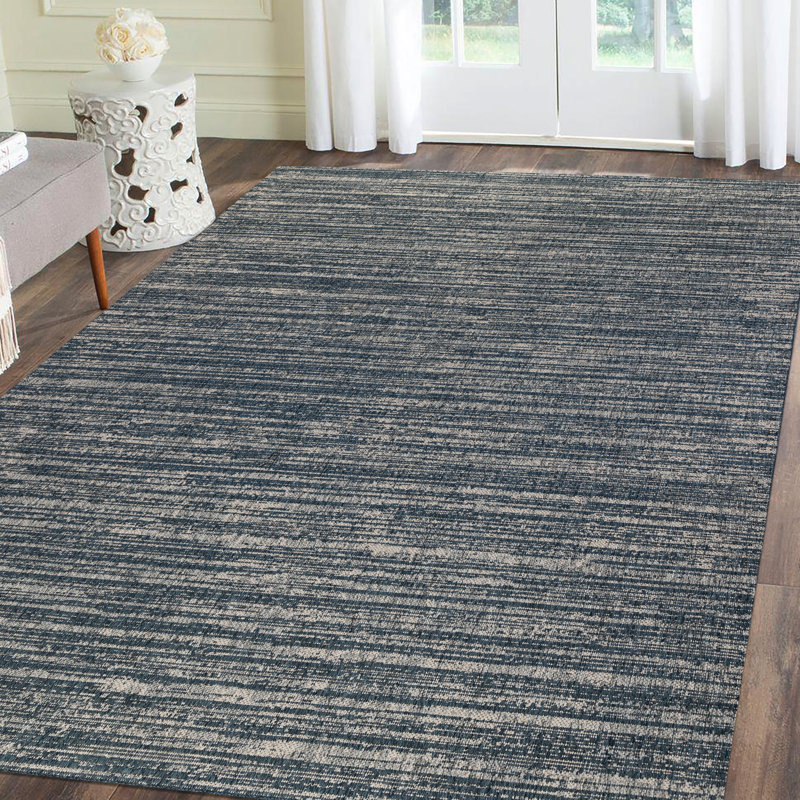 Contemporary Flatweave Performance Indoor/Outdoor Area Rug, Runner 2'4" x 8'