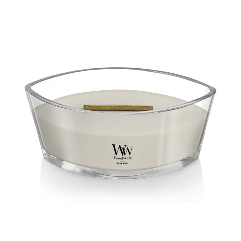 Bougie WoodWick® Chai Ellipse, Gris