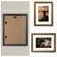 Cadres pour photo simple bronze mat 12 x 16 Enely-1780888613