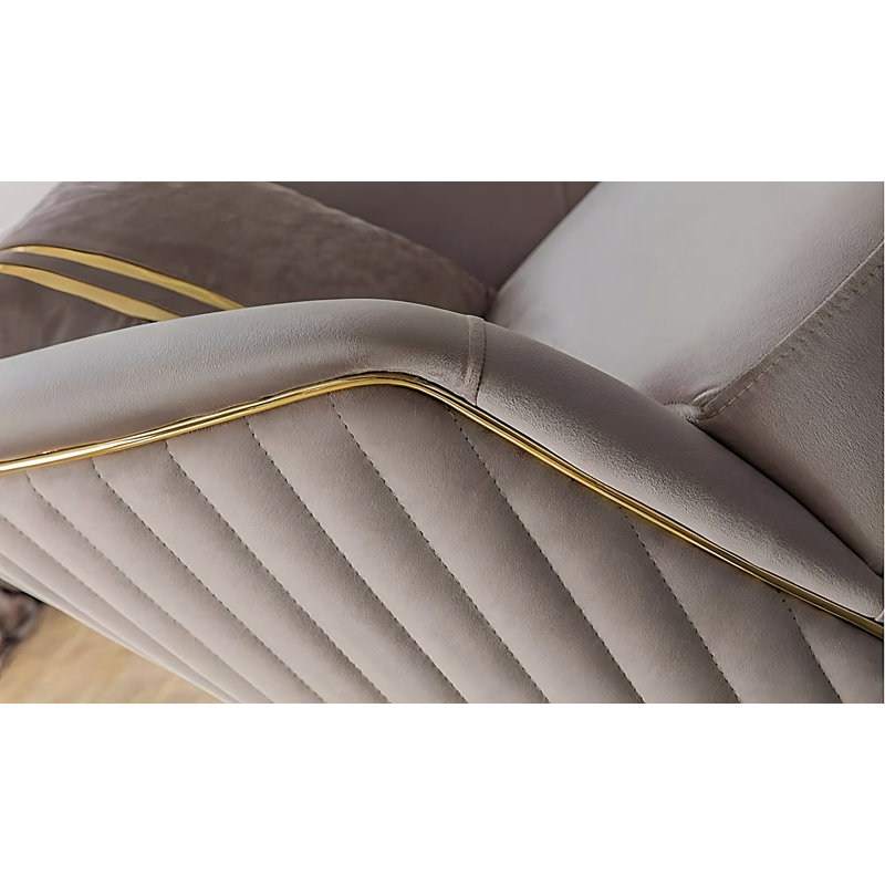 Fauteuil demi-tonneau Elvina