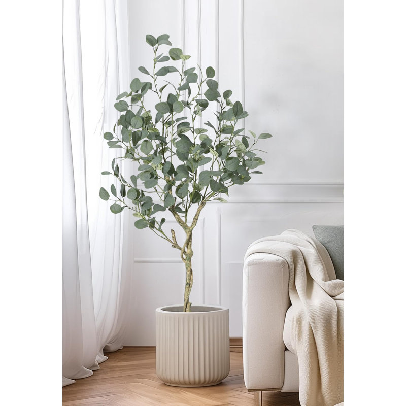 Eucalyptus Tree Artificial With Silver Dollar Leaves