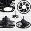Ventilateur de plafond de 20 pouces avec lumières, télécommande à 6 vitesses, moteur réversible, fonction à intensité variable et minuterie