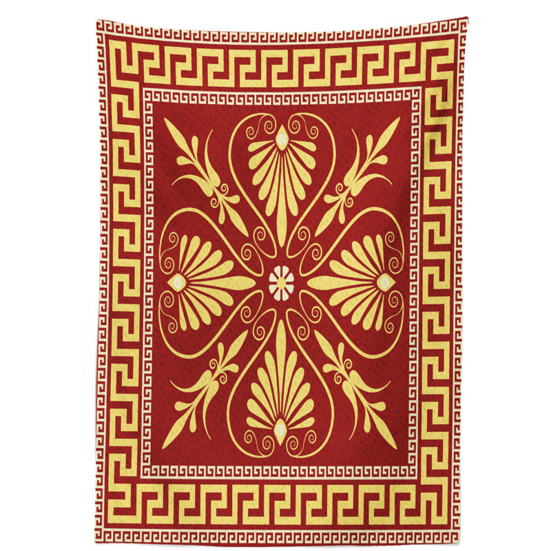 Geometric Tablecloth, 70" L x 52" W