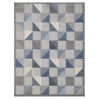 Iralynn Geometric Indoor / Outdoor Rug