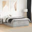 Vidaxl Bed Frame Concrete Grey Engineered Wood-1337191753