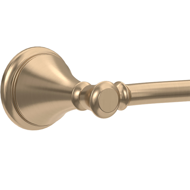 Cassidy 18.06" Wall Mounted Towel Bar, Brilliance Champagne Bronze