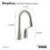 Simplice Pull-down Bar Sink Faucet with Three-function Sprayhead