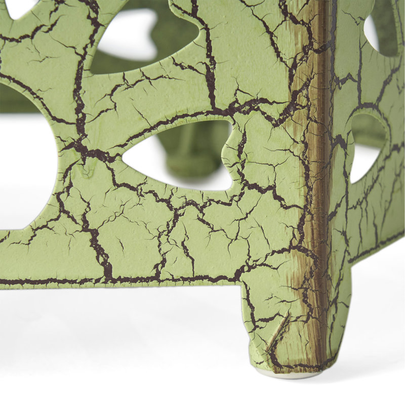 Ensemble de charmantes tables d'appoint pour l'extérieur, Vert