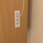 Coiffeuse avec miroir lumineux à DEL, prise de courant, support pour sèche-cheveux et tabouret - Petite commode pour petite chambre à coucher (bois)
