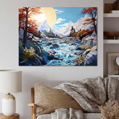 Glacier Frozen Majesty Winter II - paysages, reproduction d'art sur toile