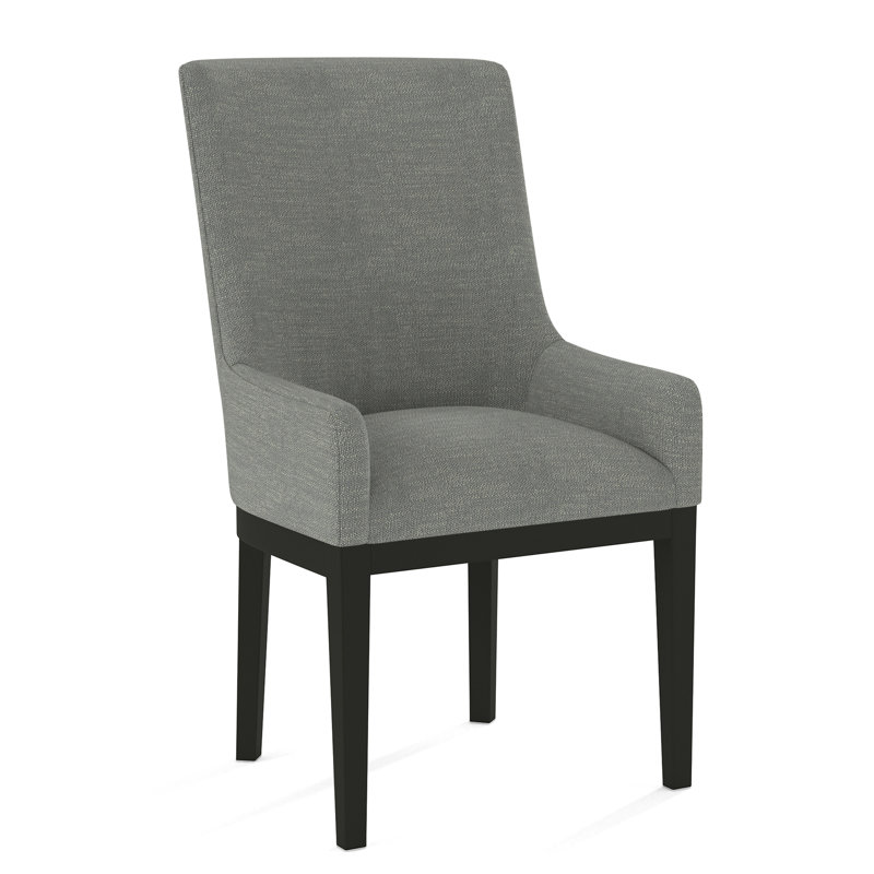 Upholstered Arm Chair, Black, 61703-88